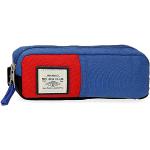 Pepe Jeans Dany Federmäppchen Blau 22x7x3 cms Recycelter Polyester
