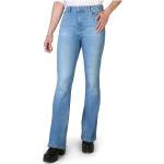 Reduzierte Blaue Pepe Jeans Bootcut Jeans aus Baumwolle für Damen für den für den Sommer 