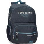 Blaue Pepe Jeans Schulrucksäcke gepolstert für Kinder klein zum Schulanfang 