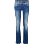 Blaue Elegante Pepe Jeans Slim Fit Jeans aus Denim enganliegend für Damen 
