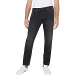 Schwarze Pepe Jeans 5-Pocket Jeans aus Denim für Herren Weite 36 