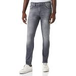 Graue Pepe Jeans Finsbury 5-Pocket Jeans aus Denim für Herren Weite 34 