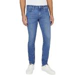 Reduzierte Blaue Pepe Jeans Hatch Slim Fit Jeans aus Denim für Herren Weite 34 