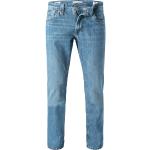 Hellblaue Bestickte Pepe Jeans Cash Jeans mit Stickerei aus Baumwolle für Herren Weite 30, Länge 32 