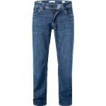 Blaue Bestickte Casual Pepe Jeans Kingston Jeans mit Stickerei aus Baumwollmischung für Herren Weite 30, Länge 30 
