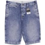 Reduzierte Blaue Pepe Jeans Jeans-Shorts aus Denim für Herren Größe S für den für den Sommer 