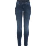 Reduzierte Dunkelblaue Pepe Jeans 5-Pocket Jeans mit Reißverschluss aus Baumwolle für Damen Weite 29, Länge 30 