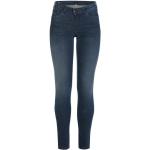 Reduzierte Dunkelblaue Pepe Jeans 5-Pocket Jeans mit Reißverschluss aus Baumwolle für Damen Weite 31, Länge 30 
