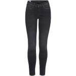Reduzierte Dunkelgraue Pepe Jeans 5-Pocket Jeans mit Reißverschluss aus Denim für Damen Weite 29, Länge 30 