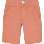 Reduzierte Orange Pepe Jeans Jeans Shorts für Kinder mit Reißverschluss aus Denim für Jungen Größe 158 