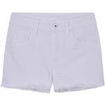 Reduzierte Weiße Pepe Jeans Patty Jeans Shorts für Kinder aus Denim für Mädchen Größe 146 