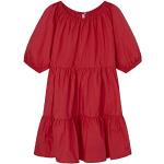 Reduzierte Rote Pepe Jeans Mini Minikleider für Kinder & kurze Kinderkleider aus Popeline für Mädchen 