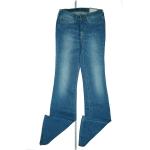 Blaue Pepe Jeans Bootcut Bootcut Jeans aus Baumwollmischung für Damen Weite 28, Länge 34 
