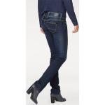 Reduzierte Unifarbene Pepe Jeans Venus Stretch-Jeans aus Denim für Damen 
