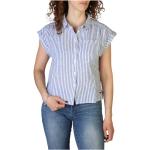 Reduzierte Weiße Gestreifte Pepe Jeans Streifenshirts maschinenwaschbar für Damen Größe S für den für den Sommer 