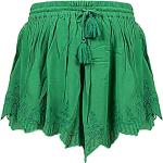 Reduzierte Grüne Bestickte Pepe Jeans Jeans-Shorts aus Viskose für Damen Größe XL für den für den Winter 
