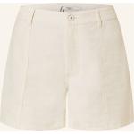 Cremefarbene Pepe Jeans Jeans-Shorts mit Reißverschluss aus Baumwolle für Damen Größe XS für den für den Sommer 