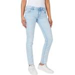 Pepe Jeans Slim-fit-Jeans NEW BROOKE mit 1-Knopf Bund und Reißverschlusstasche, blau, 32, bleach
