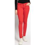 Reduzierte Rote Unifarbene Pepe Jeans Soho Jeans mit Stickerei mit Knopf aus Baumwolle für Damen Größe XS Weite 26, Länge 32 