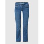 Pepe Jeans Straight Fit Low Rise Jeans mit Stretch-Anteil Modell 'Venus'