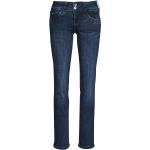 Reduzierte Blaue Pepe Jeans Straight Leg Jeans aus Denim für Damen Weite 31 