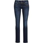 Reduzierte Blaue Pepe Jeans Venus Straight Leg Jeans aus Denim für Damen Weite 31 