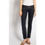 Reduzierte Blaue Bestickte Pepe Jeans Venus Jeans mit Stickerei aus Baumwollmischung für Damen Größe XS Weite 32, Länge 32 