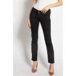 Reduzierte Schwarze Bestickte Pepe Jeans Venus Hüftjeans & Low Waist Jeans aus Baumwolle für Damen Größe XS Weite 28, Länge 34 