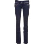 Blaue Pepe Jeans Venus Straight Leg Jeans aus Denim für Damen Größe XXL 