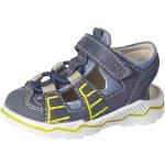 Blaue RICOSTA PEPINO Outdoor-Sandalen mit Klettverschluss in Breitweite aus Leder für Kinder Größe 25 für den für den Sommer 