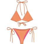 Bestickte Nachhaltige String Bikinis aus Polyester für Damen Größe XXL für den für den Sommer 