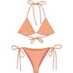 Bestickte Nachhaltige String Bikinis aus Polyester für Damen Größe 3 XL für den für den Sommer 