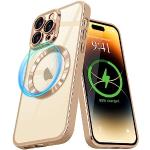 Reduzierte Goldene iPhone 14 Pro Hüllen Art: Slim Cases durchsichtig aus Silikon stoßfest 