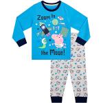 Blaue Sterne Peppa Wutz Kinderschlafanzüge & Kinderpyjamas mit Dinosauriermotiv für Jungen Größe 104 