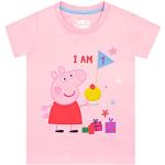 Rosa Motiv Peppa Wutz Kinder T-Shirts mit Schweinemotiv für Mädchen Größe 116 