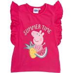 Kinder Kleidung Top Bedruckt Peppa Pig Mädchen T-Shirt rosa 