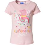 Pinke Peppa Wutz Kinder T-Shirts mit Schweinemotiv aus Baumwolle trocknergeeignet für Mädchen Größe 110 