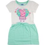 Grüne Motiv Peppa Wutz Druckkleider & bedruckte Kinderkleider mit Schweinemotiv aus Baumwolle für Mädchen Größe 110 für den für den Sommer 