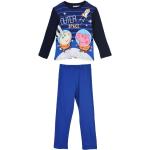 Blaue Peppa Wutz Kinderschlafanzüge & Kinderpyjamas mit Maus-Motiv für Jungen Größe 110 für den für den Winter 