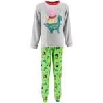 Graue Peppa Wutz Kinderschlafanzüge & Kinderpyjamas mit Maus-Motiv aus Nicki für Mädchen Größe 104 für den für den Winter 
