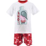 Rote Peppa Wutz Kinderschlafanzüge & Kinderpyjamas 