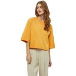 Reduzierte Orange 3/4-ärmelige Peppercorn Damensweatshirts aus Baumwolle Größe XS 