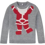 PEPPERTS® Jungen Weihnachts-Pullover, grau, 158/164 - B-Ware einwandfrei