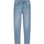 Hellblaue Skinny Jeans für Kinder aus Baumwolle für Mädchen Größe 146 