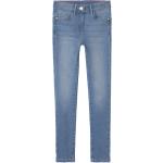 Hellblaue Skinny Jeans für Kinder aus Denim für Mädchen Größe 146 