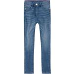 Hellblaue Skinny Jeans für Kinder aus Baumwolle Größe 146 