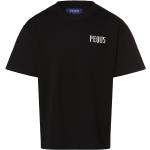 Schwarze Streetwear PEQUS Rundhals-Ausschnitt T-Shirts für Herren Größe L 