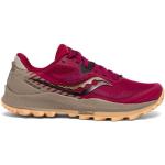 Rote Saucony Peregrine Trailrunning Schuhe 