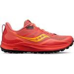 Rote Saucony Peregrine Trailrunning Schuhe 