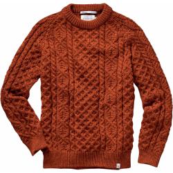 Peregrine Herren Sweater Regular Fit Orange einfarbig